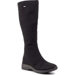 Kozaki ARA - GORE-TEX 12-40956-01 Schwarz. Czarne kozaki damskie ara, z tworzywa sztucznego, bez obcasa, bez zapięcia. Za 569,00 zł.