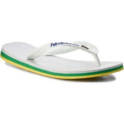 Japonki HAVAIANAS - Brasil Layers Cf 41407150001 White. Białe klapki damskie Havaianas, bez wzorów, z tworzywa sztucznego, bez obcasa. W wyprzedaży za 99,00 zł.