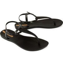 IPANEMA 82862 CLASS GLAM III FEM 24912 black, sandały/japonki damskie. Czarne klapki damskie Ipanema, bez wzorów, bez obcasa, bez zapięcia. Za 96,99 zł.