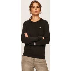 Lacoste - Bluza. Czarne bluzy damskie Lacoste, bez wzorów, z elastanu, bez rękawów, bez kaptura. Za 389,90 zł.