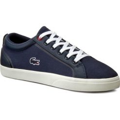Sneakersy LACOSTE - Lenglen 216 1 Spw 7-31SPW0088003 Nvy. Niebieskie półbuty damskie Lacoste, ze skóry ekologicznej. W wyprzedaży za 279,00 zł.