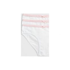 Mango Kids - Figi dziecięce Gigi 110-164 cm (3 pack). Białe majtki dziewczęce Mango Kids, z elastanu. Za 59,90 zł.