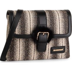 Torebka MONNARI - BAG9520-M20 Black With Beige. Brązowe listonoszki damskie Monnari, bez wzorów, ze skóry ekologicznej, bez dodatków. W wyprzedaży za 109,00 zł.