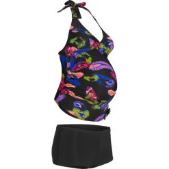 Tankini ciążowe (2 części) bonprix czarny z nadrukiem. Czarne bielizna ciążowa marki bonprix, z nadrukiem. Za 129,99 zł.