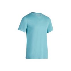 Koszulka Gym 500. Różowe topy sportowe damskie DOMYOS, l, z bawełny. W wyprzedaży za 27,99 zł.