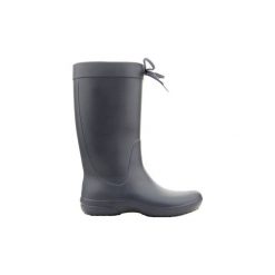 Kalosze Crocs FREESAIL RAIN B 203541-410. Niebieskie kalosze damskie Crocs, bez wzorów. W wyprzedaży za 178,89 zł.