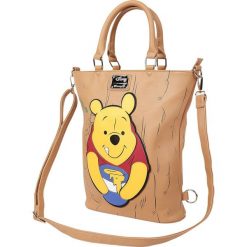 Kubuś Puchatek Loungefly - Honig Torebka - Handbag brązowy/żółty. Żółte torebki klasyczne damskie marki Kubuś Puchatek, w paski, na ramię. Za 324,90 zł.