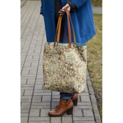 Torba na zakupy Orient. Szare shopper bag damskie Pakamera, ze skóry. Za 75,00 zł.