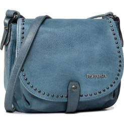 Torebka REFRESH - 83262 Jeans. Niebieskie listonoszki damskie Refresh, bez wzorów, z jeansu, bez dodatków. Za 169,00 zł.
