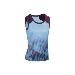 Koszulka do rugby damska. Niebieskie bluzki damskie OFFLOAD, xl, bez wzorów, z poliesteru, bez kołnierzyka, bez rękawów. Za 29,99 zł.