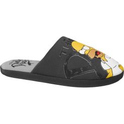 Kapcie męskie Simpson popielate. Szare kapcie męskie Simpson, z materiału. Za 49,90 zł.