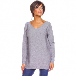 Sweter "Salsa" w kolorze szarym. Szare swetry oversize damskie marki So Cachemire, s, z kaszmiru. W wyprzedaży za 173,95 zł.