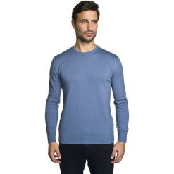 Sweter darton półgolf niebieski 0001. Niebieskie swetry męskie Recman, m, bez wzorów, z golfem, bez kaptura. Za 169,00 zł.