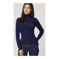 William de Faye damski golf WF313 XXL ciemnoniebieski. Niebieskie swetry damskie William de Faye, xxl, bez wzorów, z kaszmiru, bez rękawów, bez kaptura. Za 169,00 zł.