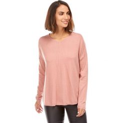 Sweter w kolorze jasnoróżowym. Różowe swetry damskie L'étoile du cachemire, bez wzorów, z kaszmiru, klasyczne, bez rękawów, bez kaptura. W wyprzedaży za 129,95 zł.