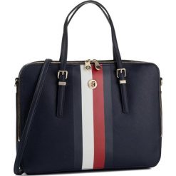 Torba na laptopa TOMMY HILFIGER Honey Computer Bag Corp AW0AW07413. Niebieskie torby na laptopa TOMMY HILFIGER, bez wzorów. W wyprzedaży za 499,00 zł.