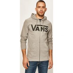 Vans - Bluza. Szare bluzy męskie Vans, s, z nadrukiem, z bawełny, z kapturem, bez rękawów, z kapturem. Za 299,90 zł.