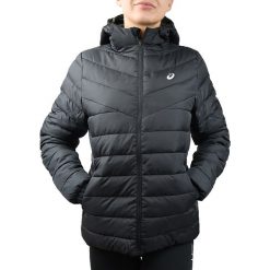 Asics W Padded Jacket 2032A334-001. Czarne kurtki damskie Asics, xl, bez wzorów, z poliesteru, bez kaptura. W wyprzedaży za 249,99 zł.