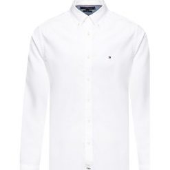 Koszula TOMMY HILFIGER Stretch Twill MW0MW10948. Niebieskie koszule męskie TOMMY HILFIGER, m, bez wzorów, z elastanu, casualowe, bez kołnierzyka, bez rękawów. W wyprzedaży za 209,00 zł.