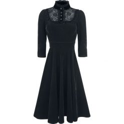 H&R London Nightshade Velvet Dress Sukienka czarny. Czarne sukienki koronkowe H&R London, xl. Za 304,90 zł.