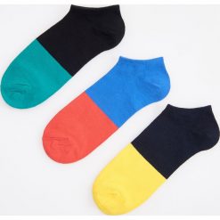 Skarpety stopki 3 pack - Granatowy. Niebieskie skarpetki męskie Reserved, bez wzorów. W wyprzedaży za 14,99 zł.