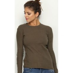 Bluzki damskie: Khaki Bluzka Simple Thing