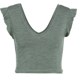 Free People JESSE Tshirt basic green. Zielone t-shirty damskie marki Free People, m, z elastanu. Za 269,00 zł.