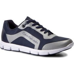 Sneakersy CALVIN KLEIN JEANS - Morris S0502 Indigo/Silver. Szare sneakersy męskie Calvin Klein Jeans, na sznurówki. W wyprzedaży za 319,00 zł.
