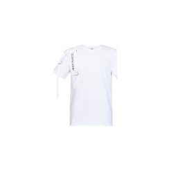 T-shirty męskie: T-SHIRT white heavy plastic. pion