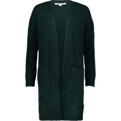 Kardigan w kolorze ciemnozielonym. Zielone kardigany damskie Tom Tailor Classic, xs, bez wzorów, ze splotem, bez rękawów, bez kaptura. W wyprzedaży za 90,95 zł.