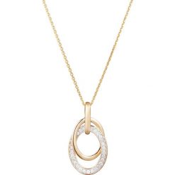 Złoty naszyjnik z diamentową zawieszką. Żółte naszyjniki damskie Diamond & Co, z diamentem, złote. W wyprzedaży za 747,95 zł.