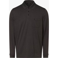 Ragman - Męska koszulka polo, szary. Szare koszulki męskie Ragman, m, bez wzorów, z bawełny, klasyczne, z długim rękawem. Za 179,95 zł.