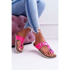 Klapki Damskie Japonki Na Korku Lakierowane Fuksja Palette. Czerwone klapki damskie SEA, z lakierowanej skóry. Za 39,00 zł.