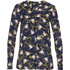 Bluzka z nadrukiem bonprix ciemnoniebiesko-stary jasnoróżowy z nadrukiem. Niebieskie bluzki z odkrytymi ramionami bonprix, z nadrukiem, retro. Za 74,99 zł.