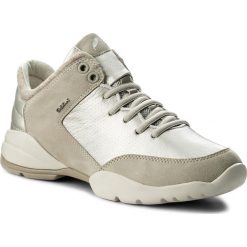 Półbuty GEOX - D Sfinge A D642NA 0BV21 C2228 Platinum/Ivory. Brązowe półbuty damskie skórzane Geox, na płaskiej podeszwie. W wyprzedaży za 299,00 zł.