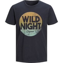 Jack&Jones T-shirt męski Zap Tee Ss Crew Neck Total Eclipse Slim (rozmiar L). Koszulki męskie Jack&Jones, m, bez wzorów, bez kołnierzyka. W wyprzedaży za 58,00 zł.