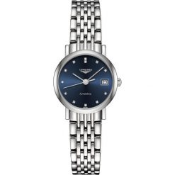LONGINES Elegant L4.309.4.97.6. Szare zegarki damskie LONGINES, ze stali. Za 7620,00 zł.