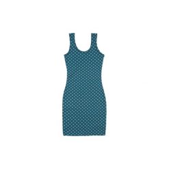 Sukienka dziewczęca. Niebieskie sukienki dziewczęce marki TXM, na lato, w kwiaty, na ramiączkach. Za 23,99 zł.