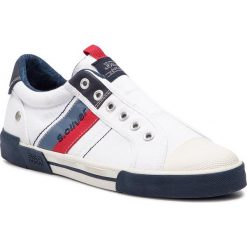 Trampki S.OLIVER - 5-14603-22 White 100. Białe półbuty męskie S.Oliver, bez wzorów, z gumy, eleganckie, bez zapięcia. Za 159,90 zł.