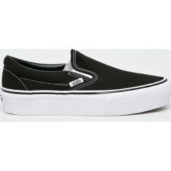 Vans - Tenisówki. Czarne tenisówki damskie marki Vans, z materiału. Za 299,90 zł.