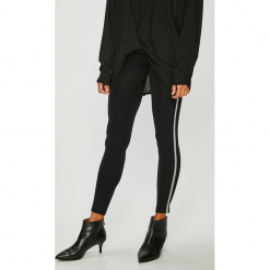 Answear - Legginsy. Szare legginsy ANSWEAR, l, z dzianiny. Za 89,90 zł.