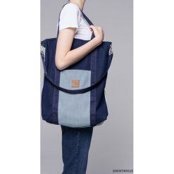 Torebki klasyczne damskie: Dżinsowa torba maxi blue denim