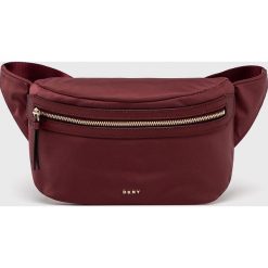 Dkny - Nerka. Czarne nerki damskie DKNY, w paski, z poliesteru, bez dodatków. W wyprzedaży za 299,90 zł.