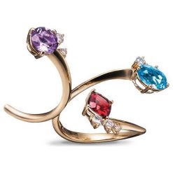 Sygnety męskie: Złoty Pierścionek – złoto żółte 750, Brylant 0,24ct…