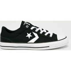 Converse - Tenisówki. Czarne trampki męskie marki Converse, z gumy, na sznurówki. W wyprzedaży za 199,90 zł.