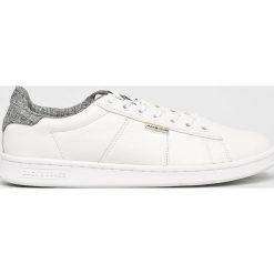 Jack & Jones - Buty. Białe buty sportowe męskie Jack & Jones, z gumy, na sznurówki. W wyprzedaży za 179,90 zł.