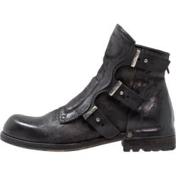 Buty zimowe męskie: A.S.98 SHIELD Botki kowbojki i motocyklowe nero