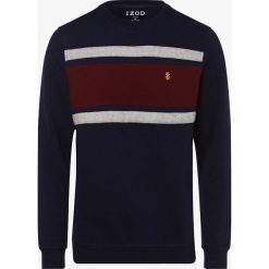 IZOD - Męska bluza nierozpinana, niebieski. Niebieskie bluzy męskie IZOD, s, z haftami, z bawełny, bez kołnierzyka, bez rękawów, bez kaptura. Za 99,95 zł.
