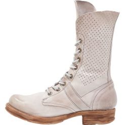 Buty zimowe damskie: A.S.98 Kozaki sznurowane grigio
