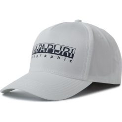 Czapka z daszkiem NAPAPIJRI - Framing N0YIHF Bright White 002. Białe czapki męskie Napapijri, bez wzorów, z bawełny. W wyprzedaży za 109,00 zł.